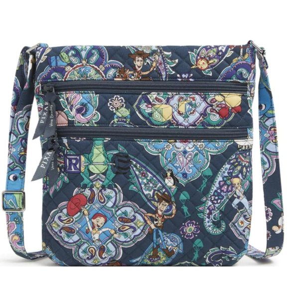Vera Bradley X Toy Story Andy's Room Disney Triple Zip Hipster Crossbody Bag NWT - Picture 9 of 9